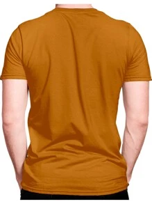 Men T-Shirts - 橘色 - 查看 2