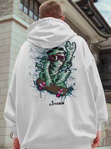 Men Sweatshirts - 白色 - 查看 3