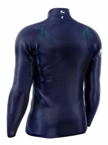 Men Outdoor Tees & Tanks - Blue - View 3