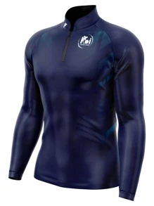 Men Outdoor Tees & Tanks - Blue - View 4