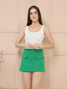 Women Shorts - màu xanh lá - Xem 2