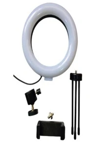 Iluminador Ring Light 6 Polegadas 16cm - Branco - Visão 2