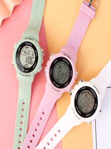 Kit 2 Uni.relógio De Pulso Esportivo Watch Tipo Smart Unissex - Multicolorido - Visão 2