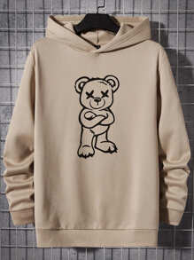 Men Sweatshirts - 米色 - 查看 1