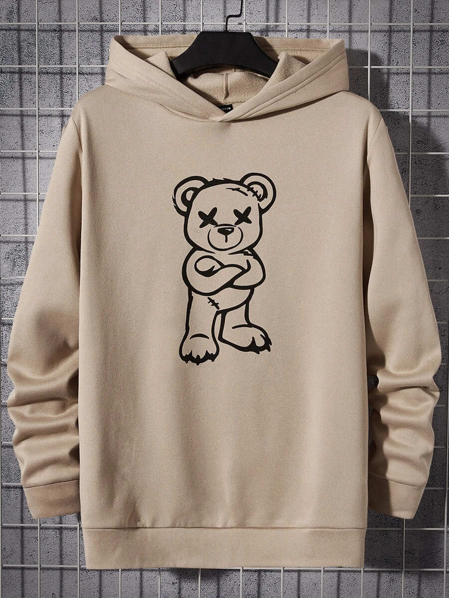 Men Sweatshirts - 米色 - 查看 1
