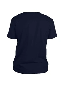 Men Shirts - Navy Blue - View 2