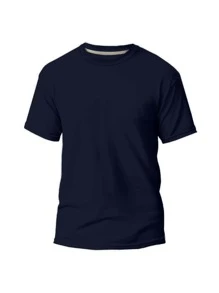 Men Shirts - Navy Blue - View 1