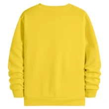 Moletom Gola Redonda Blusa De Frio Casaco Planetinha Imaginacao Streetwear Style - Amarelo - Visão 2