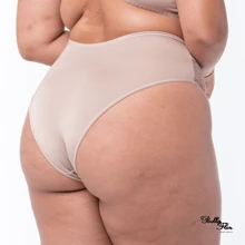 PLUS SIZE KIT Panty Pants High Waist Comfortable Compression Lace Detail - Multicolor - View 8