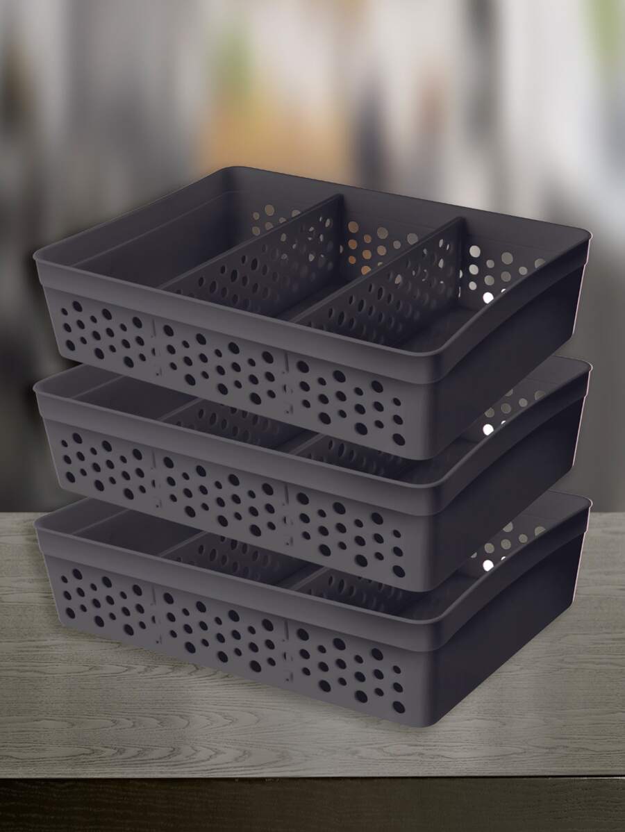 Storage Baskets - 黑色 - 查看 1