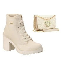 Women Fashion Boots - Màu be - Xem 1