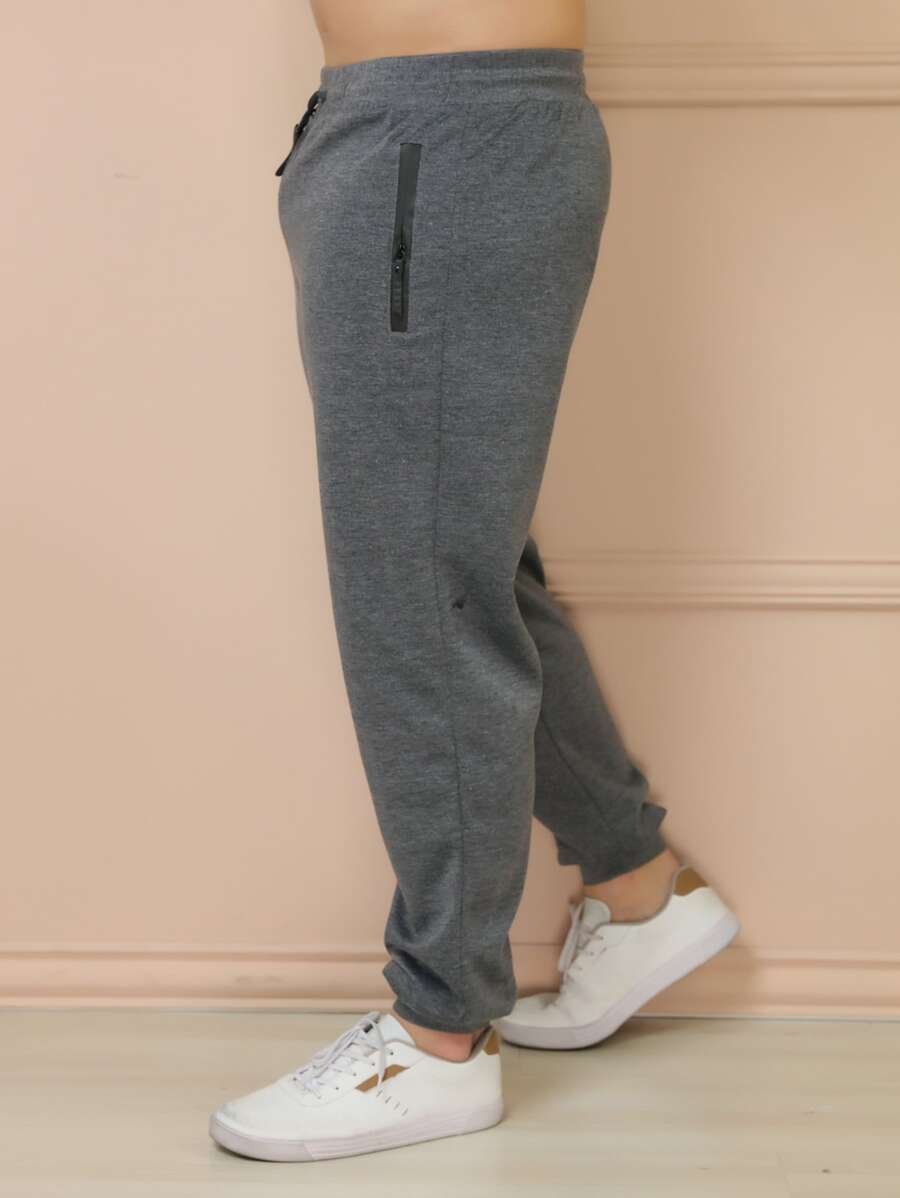 Men Sweatpants - Light Grey - View 1