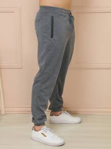 Men Sweatpants - Light Grey - View 3