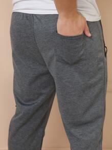 Men Sweatpants - Light Grey - View 5