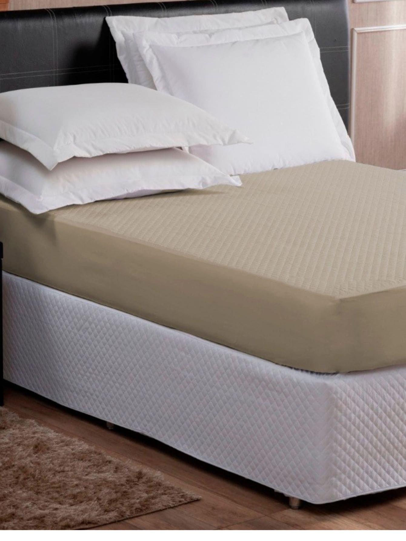 Mattress Covers & Grippers - 米色 - 查看 1