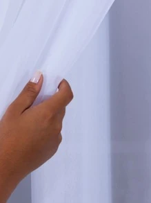 Decorative Curtain Accessories - White - View 3