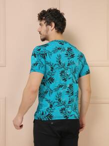 Men T-Shirts - 藍色 - 查看 4