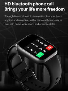 Reloj Inteligente T500 PLUS Smartwatch Carga Inalámbrica - Azul - Ver 4