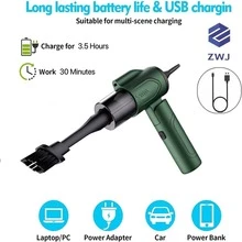 FLEXIBLE 2 IN 1 VACUUM CLEANER - Green - View 6