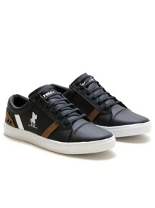 Men Sneakers - 黑與白 - 查看 3