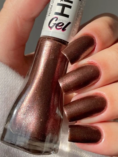 Esmalte Hits Perolado 5 Free Efeito Gel Pedra do Sol Festa Junina