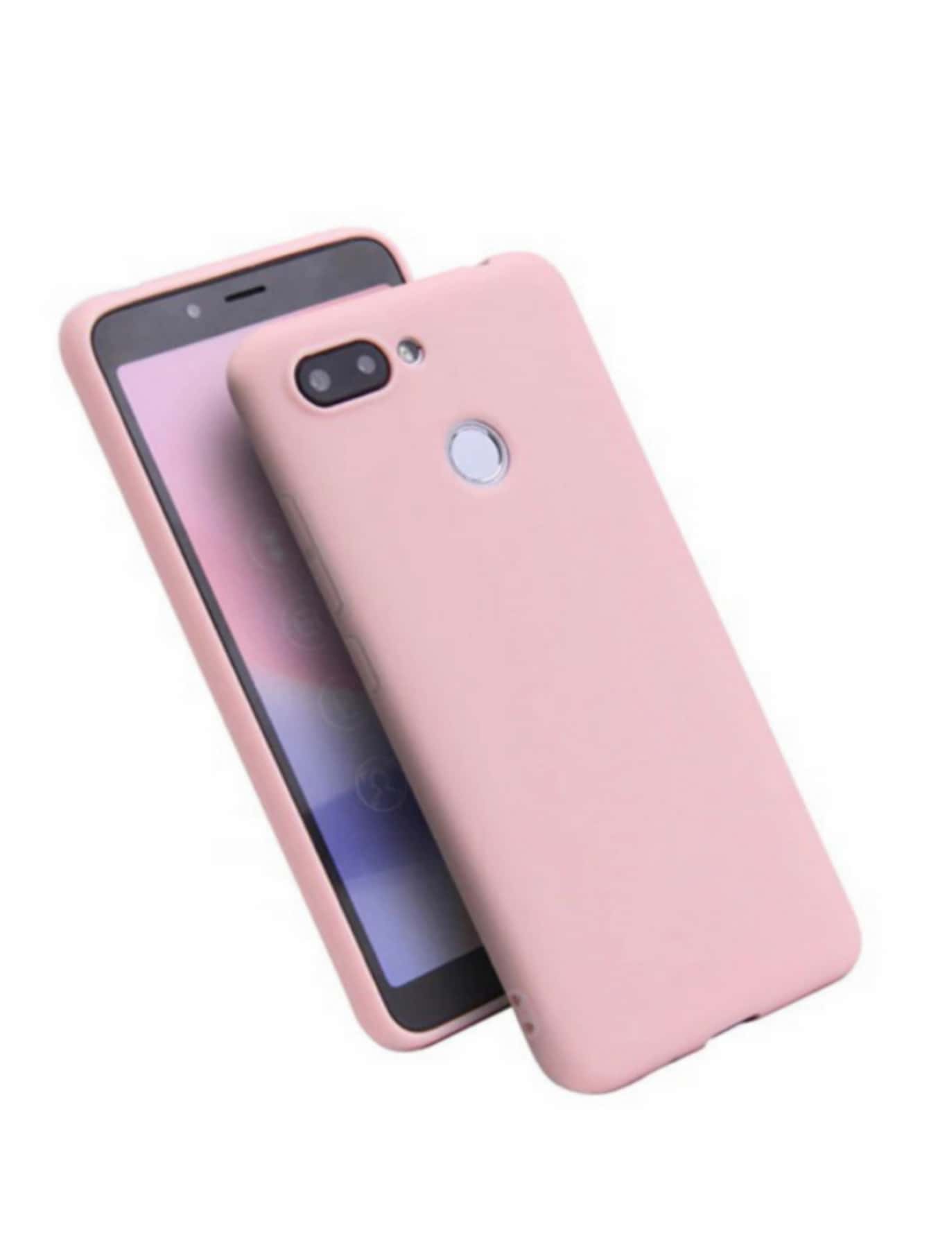 Case Capa Ultra Fina Para Xiaomi Mi8 Lite / Mi 8 Lite - Rosa chiclete - Visão 1