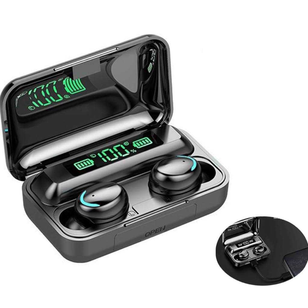 Audifonos Auriculares TWS inalambricos bluetooth gamer B01 - Negro - Ver 1