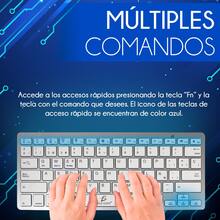 Mini Wireless Bluetooth Keyboard For PC, SmartPhone, Cell Phone, Compatible With IOS And Android - White - View 9