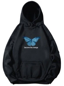 Men Sweatshirts - 黑色 - 查看 1