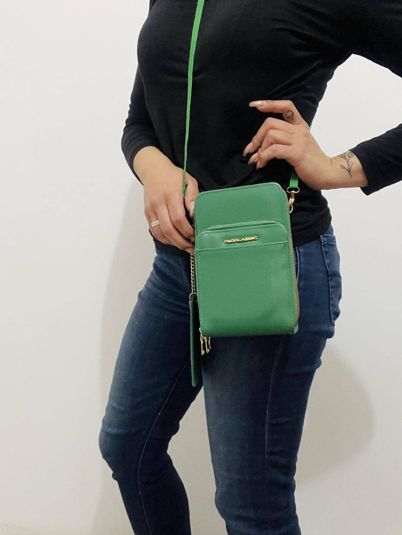 Phone Wallets - 녹색 - 보기 1