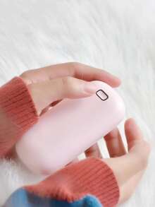 1 件充電式暖手器,適合聖誕節、萬聖節和冬季 - 白色 - 查看 3