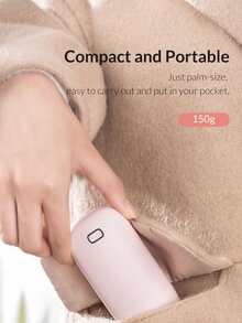 1 件充電式暖手器,適合聖誕節、萬聖節和冬季 - 白色 - 查看 6