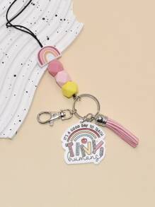 女士鑰匙圈&鑰匙扣 - 粉色 - 查看 3