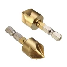 6pcs Drill Bits Set Electric Drill Components And Accessories For Tools And Home Decoration - Gold - View 3