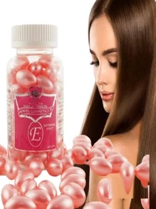 Capsulas Tratamiento Capilar Restaurador Vitamina E Con Keratina 60 capsulas - Rosa - Ver 3