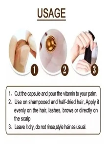 Capsulas Tratamiento Capilar Restaurador Vitamina E Con Keratina 60 capsulas - Rosa - Ver 5