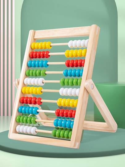 一套儿童木制计算架，有助于宝宝的视觉和感官发育 学校，学生，文具，学校用品 婴儿玩具，儿童玩具，木制玩具，婴儿玩具，儿童玩具，幼儿玩具