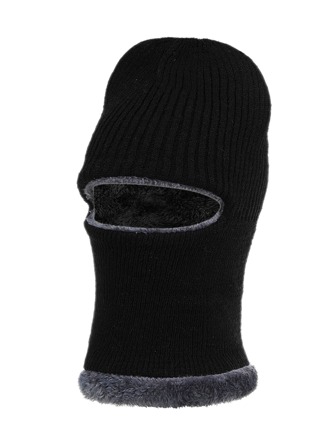 1pc Outdoor Windproof Winter Knit Hat For Men's Skiing And Warm Keeping