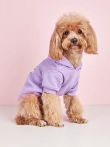 1pc Cartoon Unicorn Pattern Pet Hoodie - Multicolor - View 2