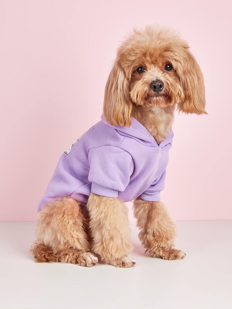 1 pieza Capucha para mascota con patrón de unicornio - Multicolor - Añade 2
