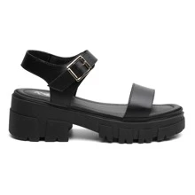 Women Platforms & Wedge Sandals - 黑色 - 查看 4