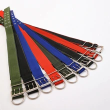 1pc Solid Dog Training Collars Nylon Adjustable Pet Neck Strap For Small Medium Large Dogs Cat Neckband Foam Padded Dog Collar Dog Accessories Random Color Shipping - Multicolor - View 3