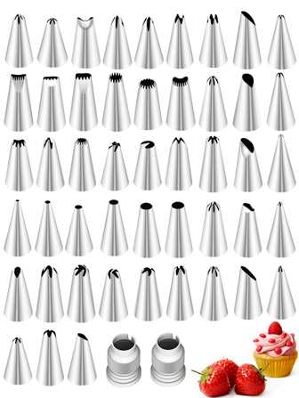 50pcs/set Icing Piping Nozzles Set