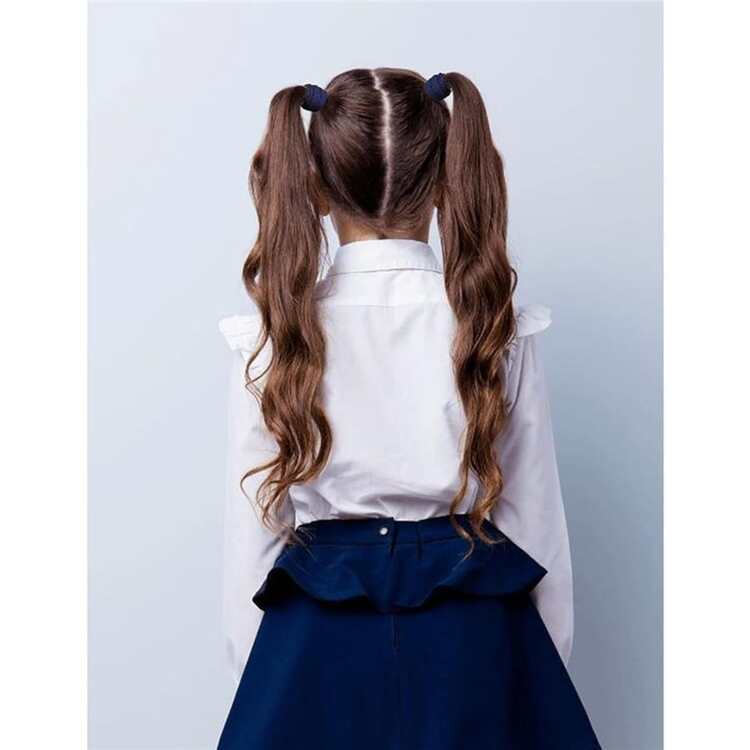 Set de 15 piezas de accesorios para el cabello de uniforme azul marino - Pinzas para el cabello con moño, diademas, ligas para el cabello, adecuado para niñas y estudiantes - Azul Marino - Añade 3