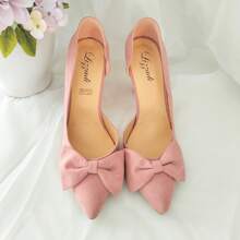 Zapatillas punta moño - Rosa - Ver 1