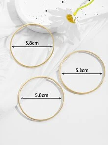 Set De Pulseras Chapadas En Oro (24k), Imprescindible Para Ti - Dorado - Ver 4