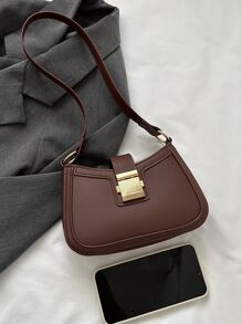 時尚素色顏色腋窩包,多用途休閒肩膀斜挎包