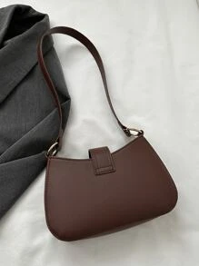 時尚素色顏色腋窩包,多用途休閒肩膀斜挎包