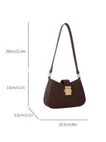 時尚素色顏色腋窩包,多用途休閒肩膀斜挎包