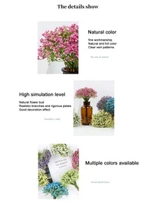 48 Stems Artificial Baby's Breath Wedding Decoration - 白色 - 查看 5